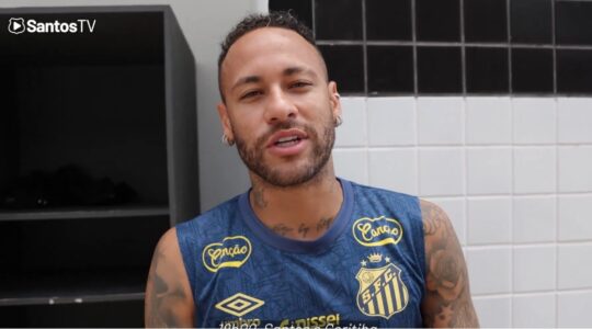 Neymar convoca torcedores para Coritiba x Santos