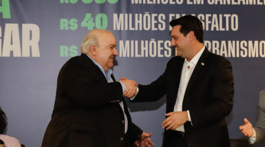 Rafael Greca e Ratinho Junior