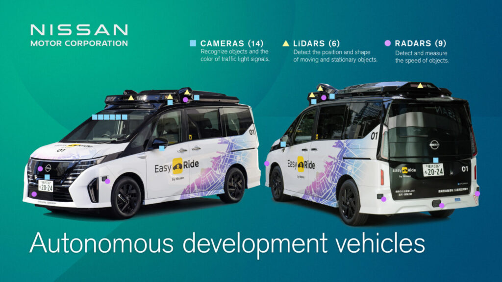 Minivan Nissan Serena será utilizada para testes de serviços autônomos de condução