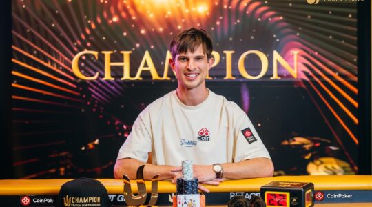 Mario Mosböck: campeão no Poker