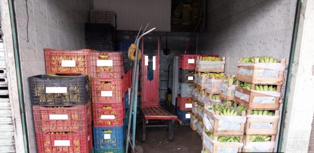 caixa de banana