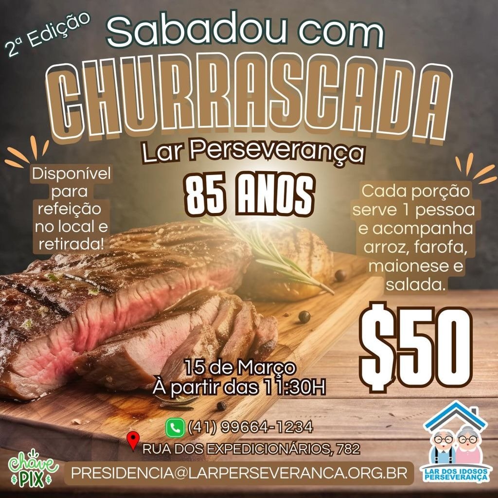 churrasco lar perseverança