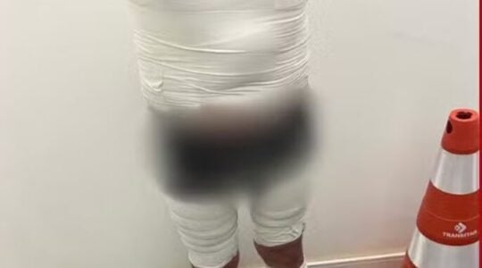 droga presa ao corpo