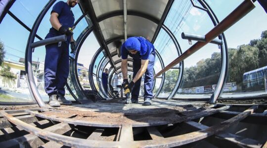 obras estacao tubo