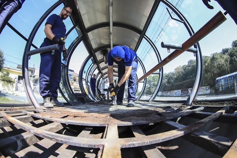 obras estacao tubo