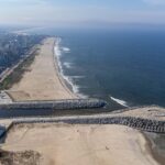 Matinhos, 23 de julho de 2024 – Espigão em Caiobá, no balneário de Matinhos.