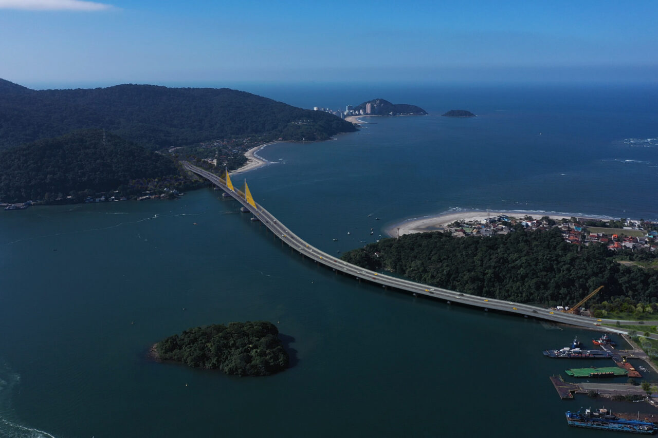 ponte de guaratuba projeção
