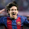 Lionel Messi, canhoto da ponta-direita do Barcelona