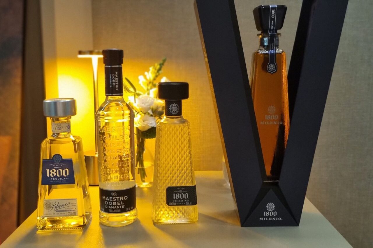Tequilas apresentadas no jantar (foto SM)
