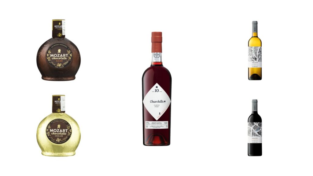 Bebidas para a Páscoa (foto montagem MKT Aurora Fine Brands)