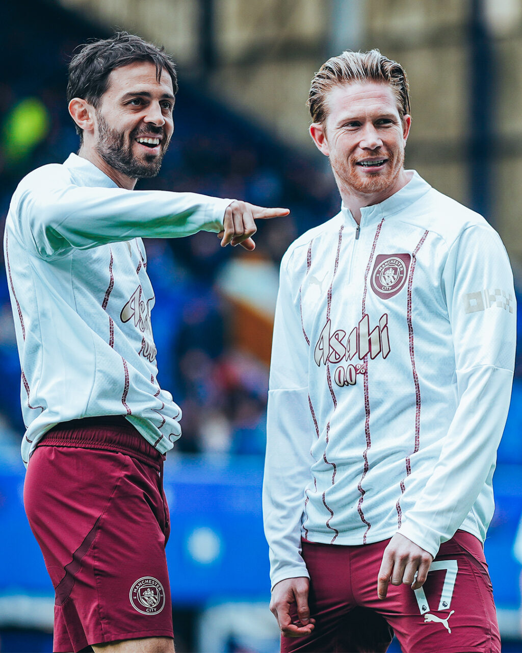 Bernardo Silva e De Bruyne, do Manchester City