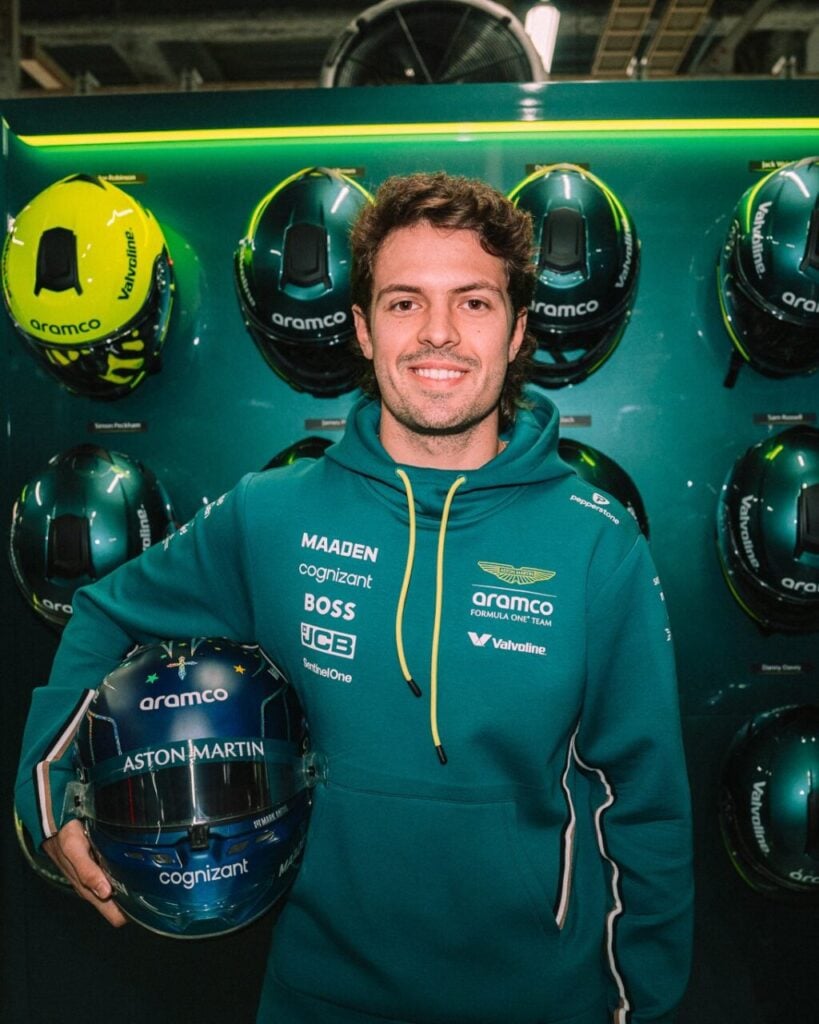 O piloto paranaense Felipe Drugovich