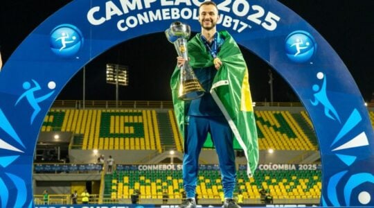 André Thiele, do Paraná Clube, na seleção brasileira sub-17