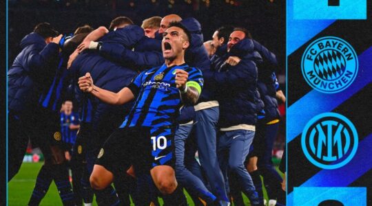 Internzionale vence o Bayern