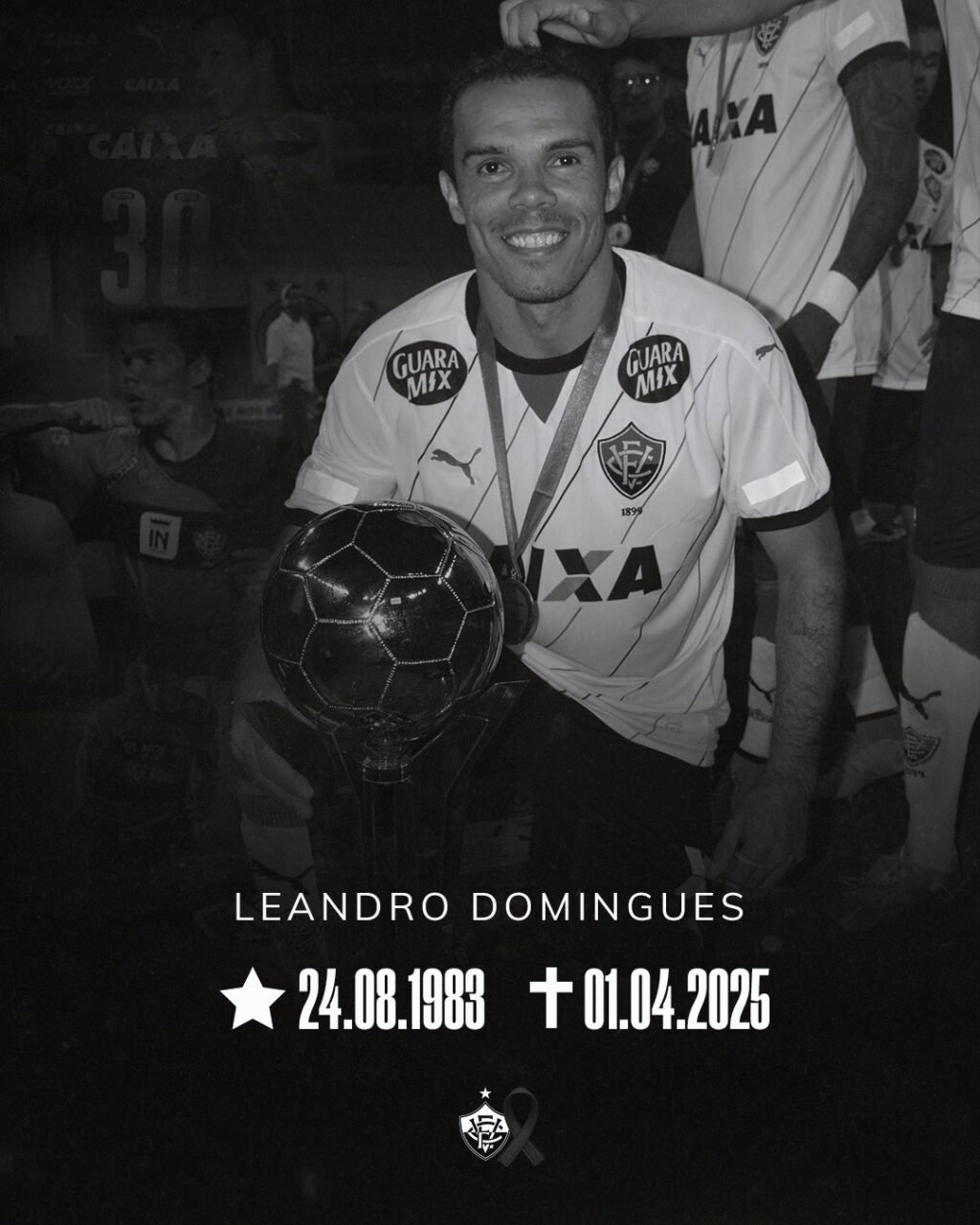 Vitória lamenta a morte de Leandro