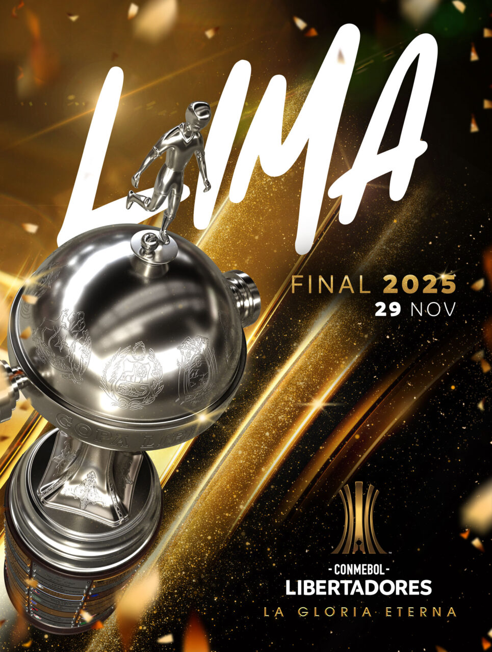 Conmebol anuncia Lima, no Peru, como palco da decisão