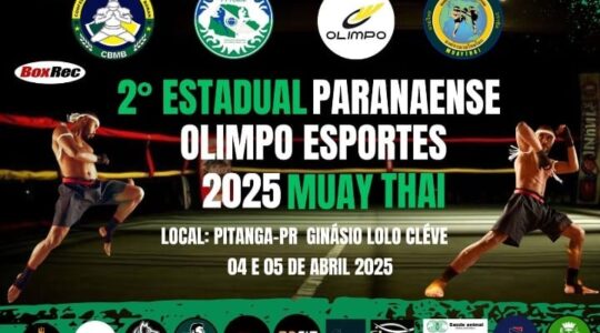 Campeonato Paranaense Olimpo Esportes de Muay Thai