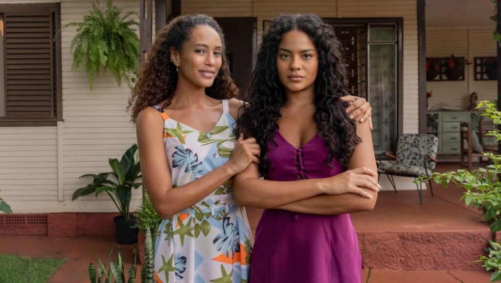 Raquel (Taís Araujo) e Maria de Fátima (Bella Campos)