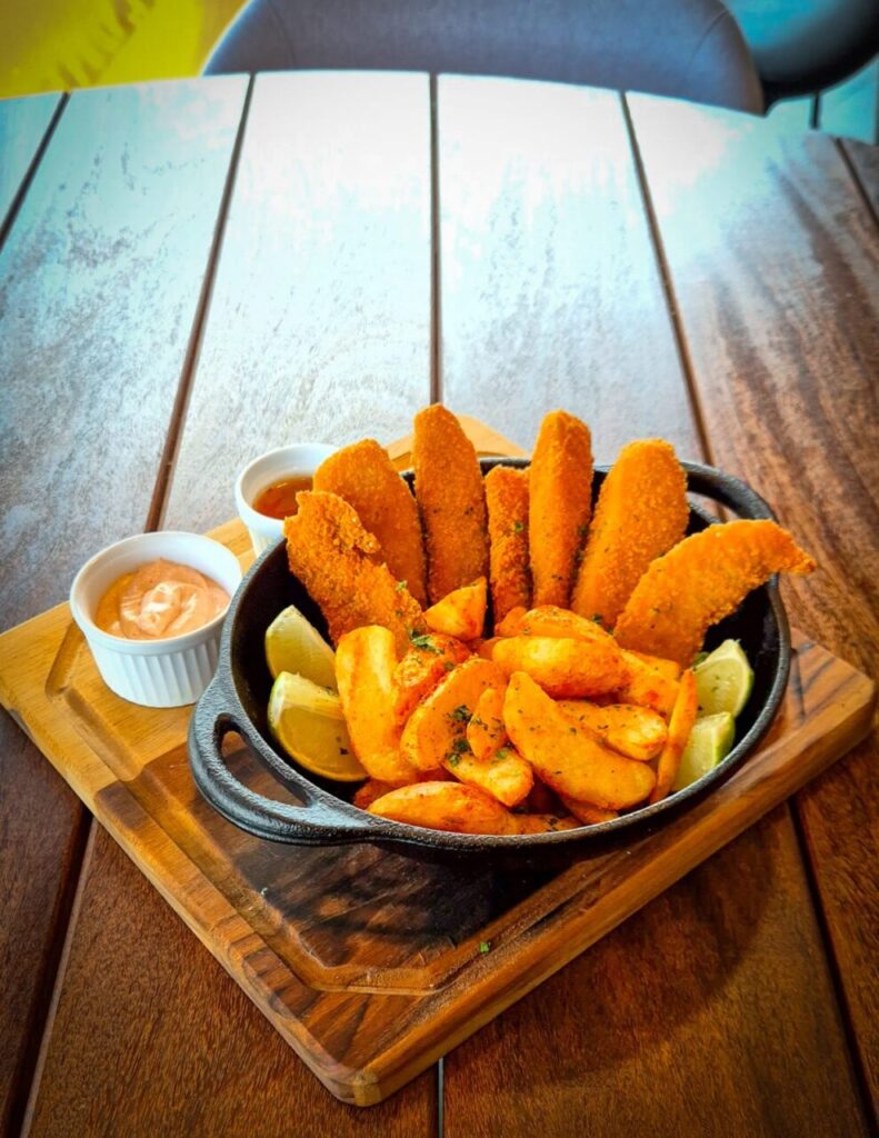 Fish and Chips do Redwood (foto C. Miguel)