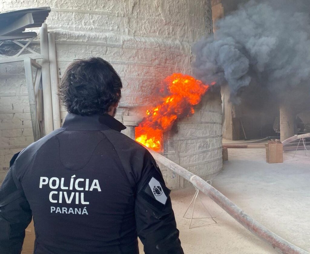 droga incinerada