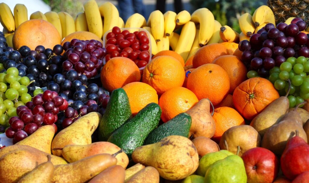 Frutas variadas.