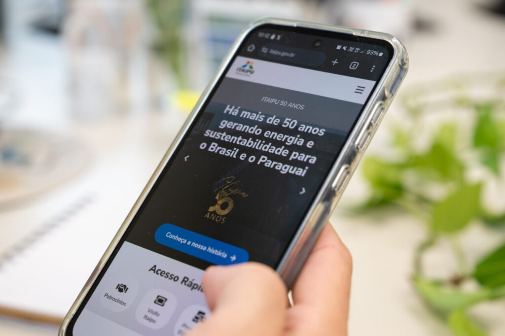 itaipu novo site