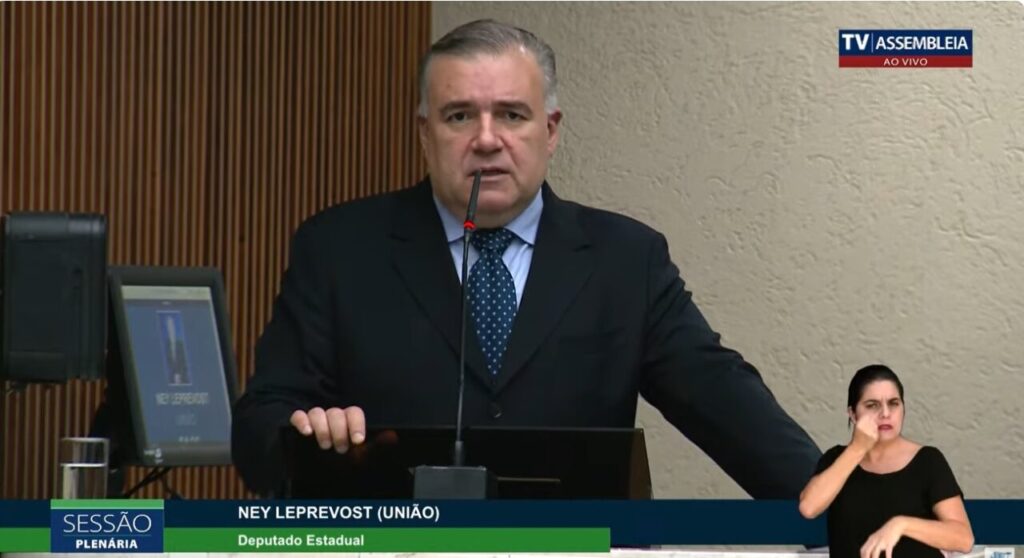 ney leprevost discursos assembleia ratinho presidente