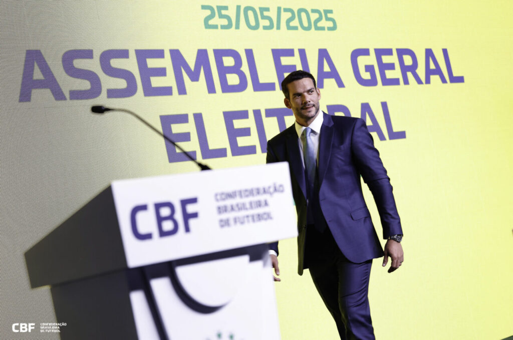 Samir Xaud foi eleito o novo presidente da Confederação Brasileira de Futebol