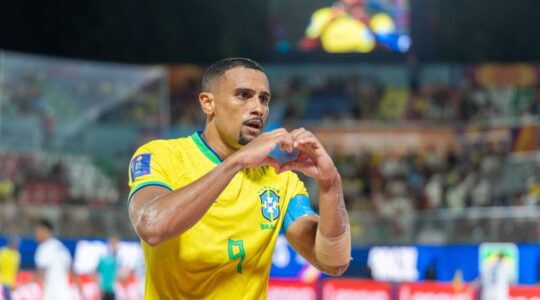 Rodrigo é o capitão da Seleção na Copa do Mundo de Beach Soccer 2025