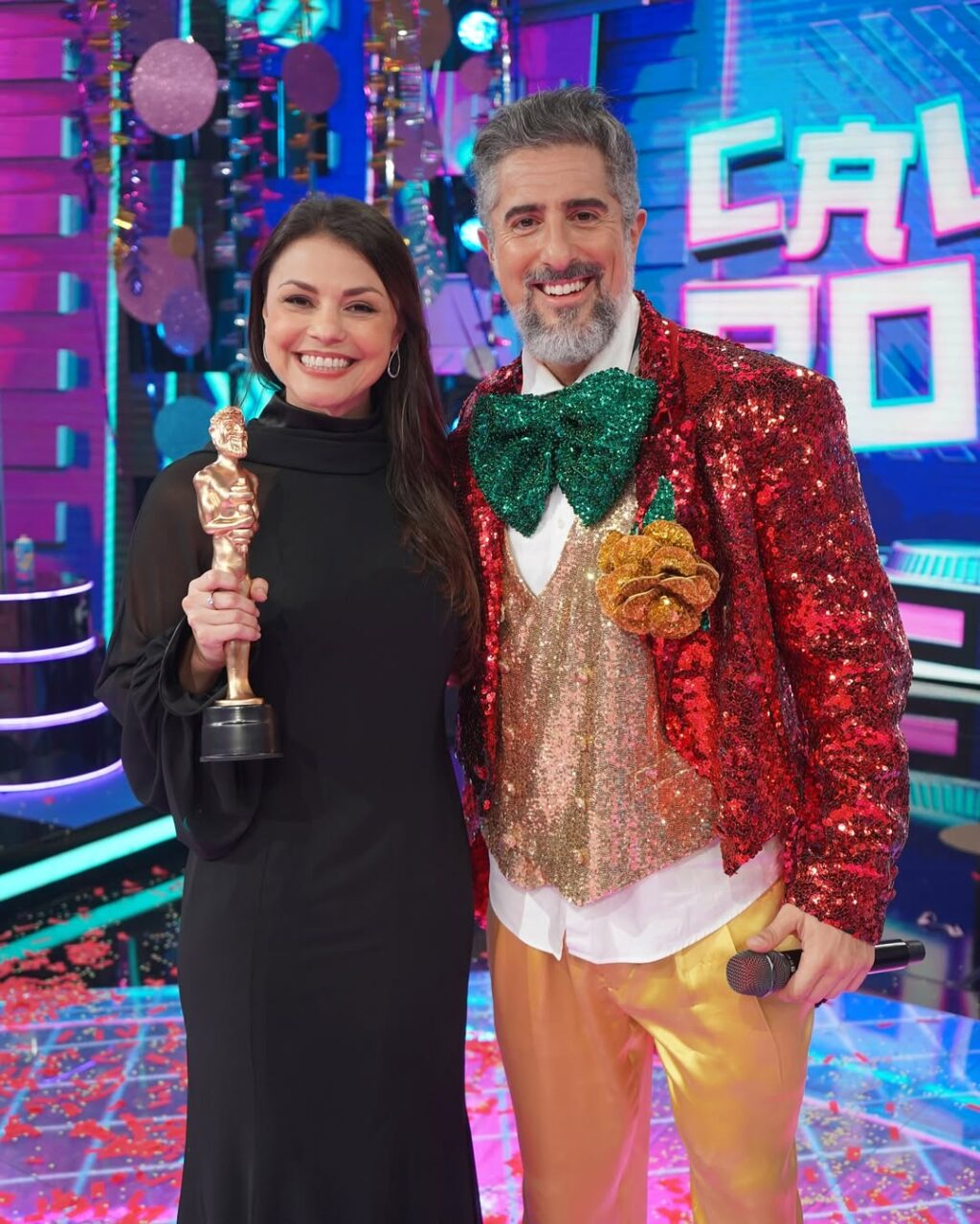 Bruna Louise com Mion