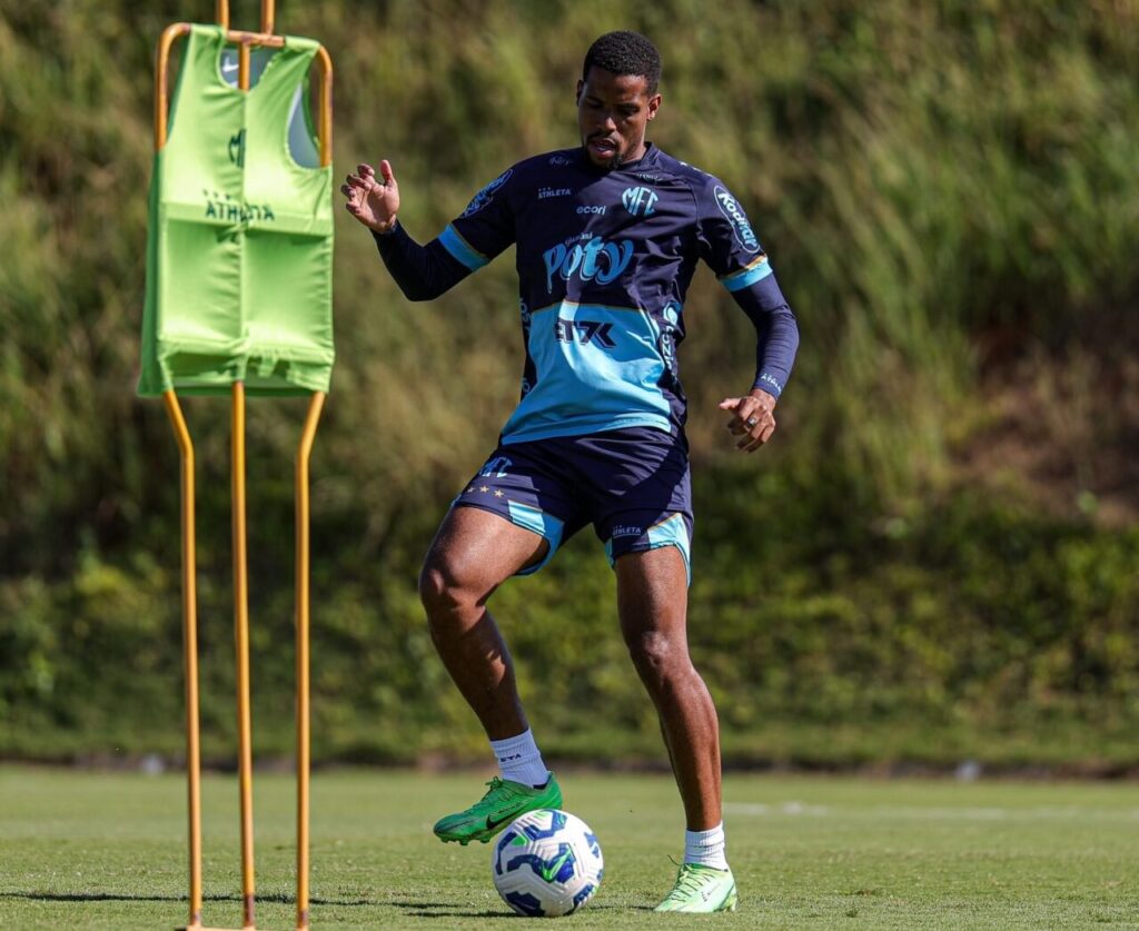 O atacante Iury Castilho, em treino do Mirassol: na mira do Coritiba