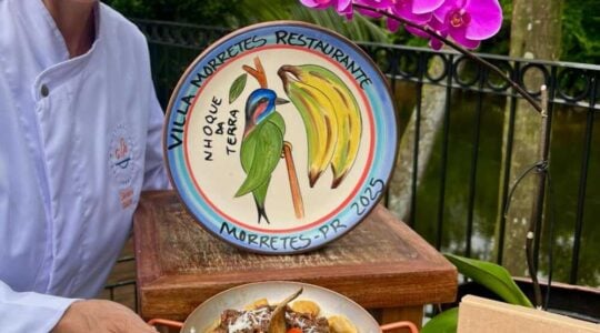 Chef Silvana Gnatta com o Nhoque da Terra
