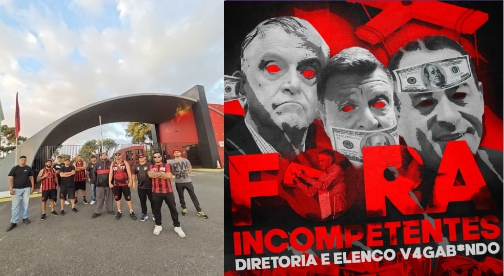 Campanha da torcida organizada Os Fanáticos e tentativa de reunião com Petraglia no CT do Caju