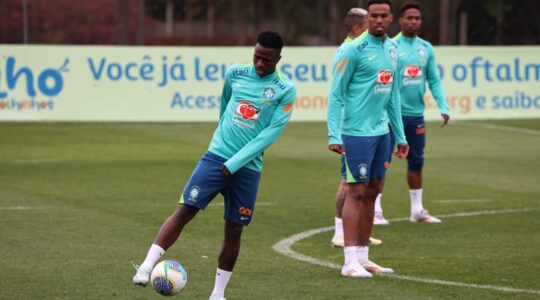 Treino da seleção brasileira
