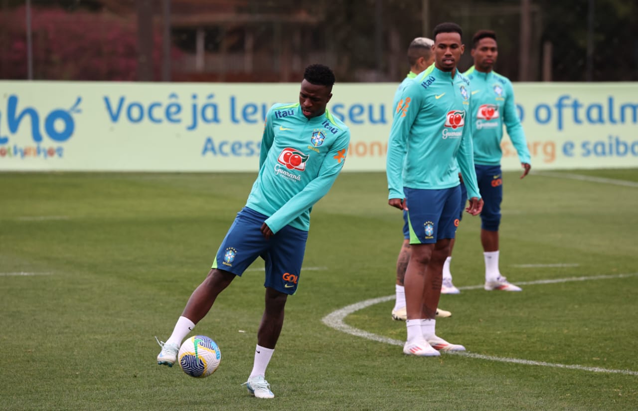 Treino da seleção brasileira