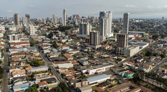 Drone centro de Ponta Grossa