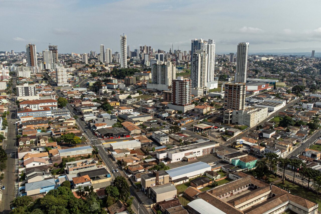 Drone centro de Ponta Grossa