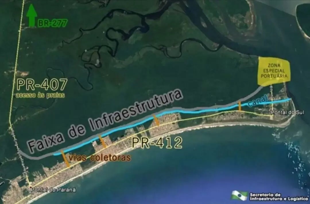 faixa de infraestrutura
