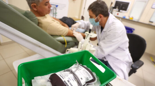 Hemepar, doação de sangue Foto Gilson Abreu