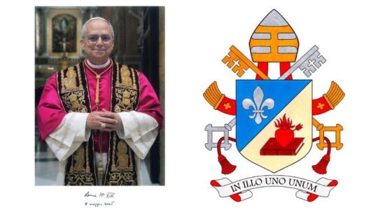 papa leao xiv e brasao