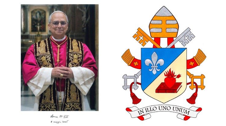 papa leao xiv e brasao