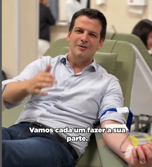 pimentel doação de sangue instagram