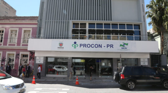 Sede do Procon Paraná =- Foto: ANPr