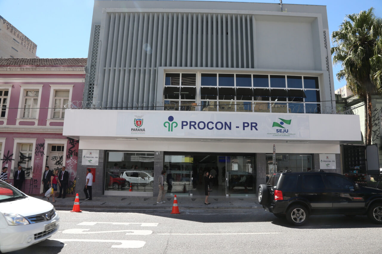 Sede do Procon Paraná =- Foto: ANPr