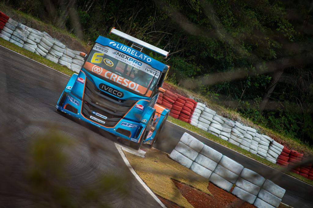 O paranaense Wellington Cirino venceu a Corrida 2 da Truck em Tarumã