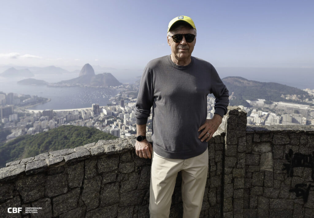 Ancelotti: estreia na seleção brasileira