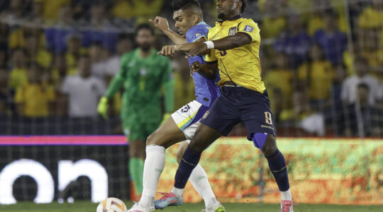 Casemiro em Equador x Brasil