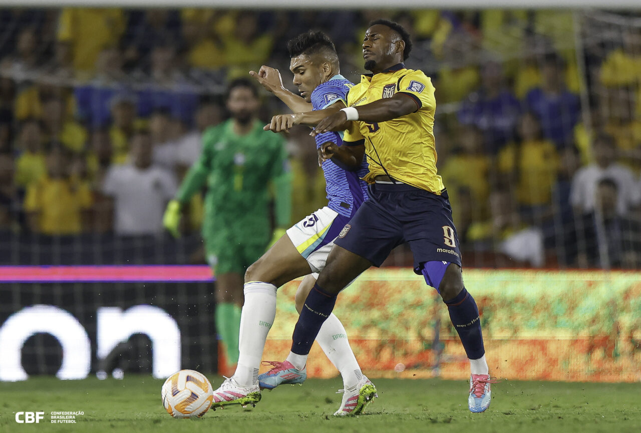 Casemiro em Equador x Brasil