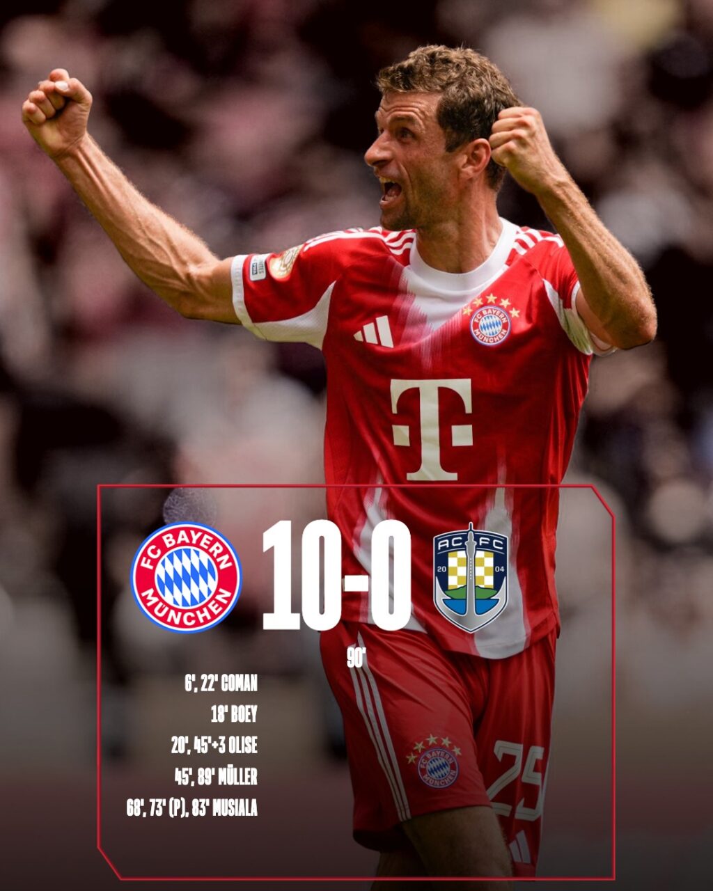 Bayern Munich 10 a 0 no Auckland: Mundial de Clubes