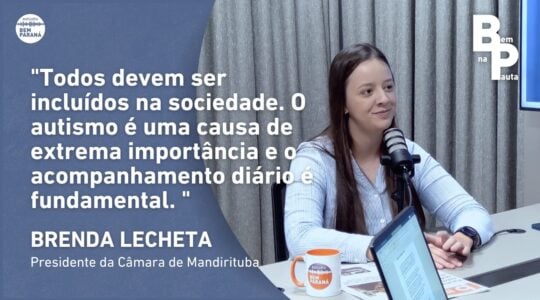 Presidente da Câmara de Mandirituba reforça importância de acompanhar pessoas com TEA: "todos devem ser incluídos"